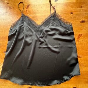 Express women’s black lace cami L